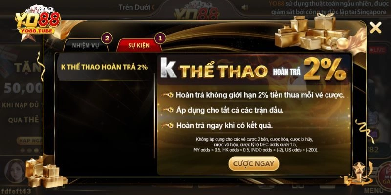 Khuyến Mãi Yo88 - Những Ưu Đãi Nổi Bật Nhất 2026