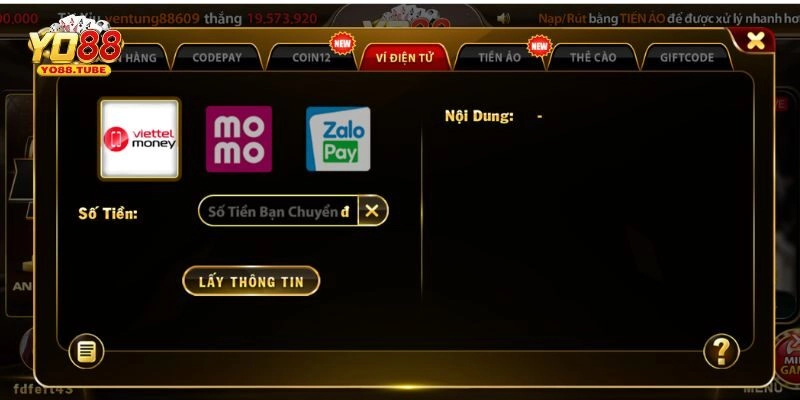 Nạp Tiền Yo88 - Những Phương Thức Và Hướng Dẫn Thực Hiện