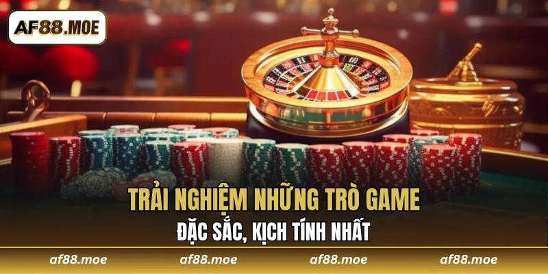 Trải Nghiệm Đỉnh Cao Tại CASINO AF88 - Sảnh Giải Trí Hấp Dẫn